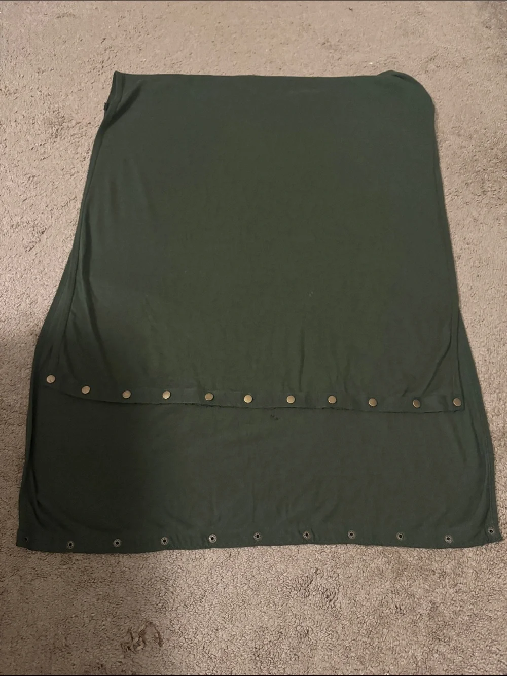 Dark Green Women's Snap-Trim shawl/scarf